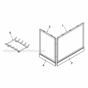 Part Location Diagram of 20301124 Majestic Grate