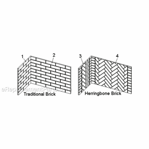 Part Location Diagram of 20302519 Majestic End Wall, Herringbone - Olde English