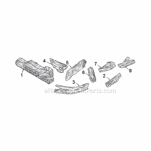 Models Vwf24/18sro, Vwf30/24sro, Vwf36/30sro Diagram and Parts List for VWFSERIES VWF Series Majestic Heating Stove