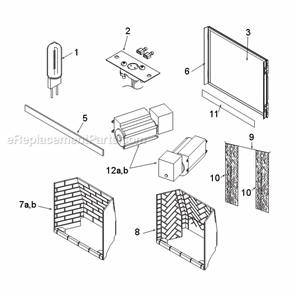 Part Location Diagram of 73D4521K Majestic Bulb Socket