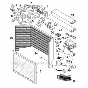 Natural Gas And Propane Lx36Dv Diagram and Parts List for LX36DV  Majestic Fireplace & Insert