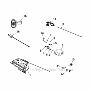 Natural Gas Pl20Nv And Propane Pl20Pv Firebox Diagram and Parts List for PL20  Majestic Fireplace & Insert