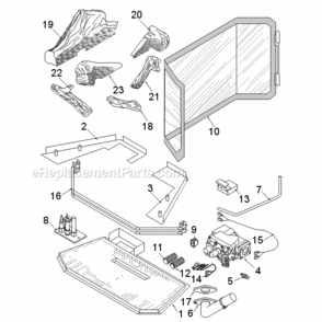 Natural Gas Ss38Nv And Propane Ss38Pv Replacement Parts Diagram and Parts List for SS38  Majestic Heating Stove