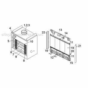 Page A Diagram and Parts List for SSTB11  Majestic Fireplace & Insert