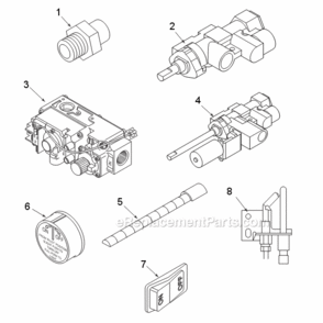 Models Spk-Nga, Spk-Lpa, Spk-Lpa, Mvvklpa, Cvthl-Ng, Cvthl-Lp, Manvk Assembly Diagram and Parts List for VWF VWF Series Majestic Heating Stove