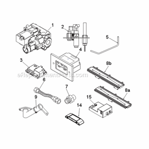 Natural Gas Wdvst500Ntsc And Propane Wdvst500Ptsc Signature Command System Diagram and Parts List for WDVST500  Majestic Fireplace & Insert