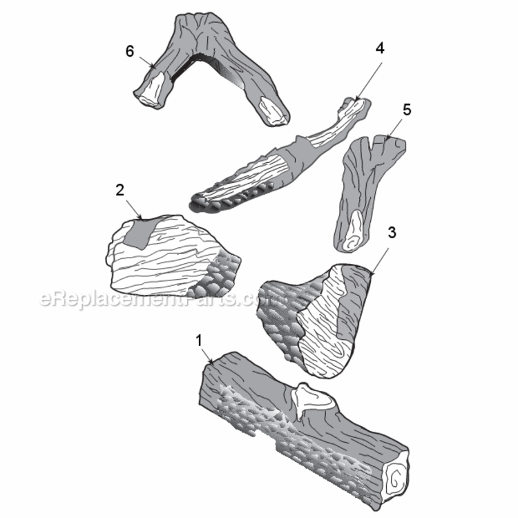 Duzy Iii Log Series Diagram and Parts List for VDY24/18  Majestic Heating Stove