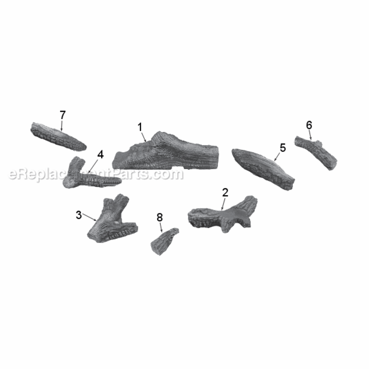 Page F Diagram and Parts List for VDY30  Majestic Heating Stove