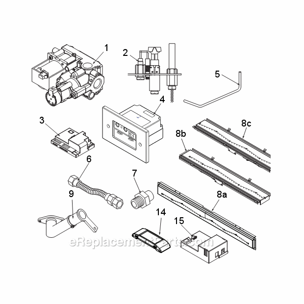 Natural Gas Wdv600Ntsc And Propane Wdv600Ptsc Signature Command System Diagram and Parts List for WDV600  Majestic Fireplace & Insert