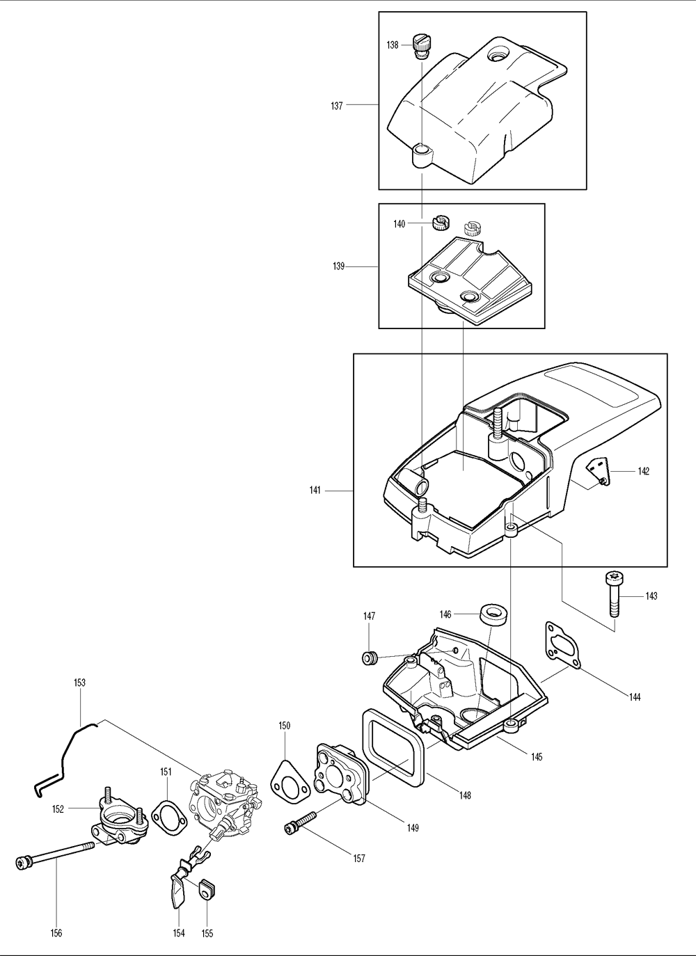 Page 5 Diagram and Parts List for DCS6000I  Makita Saw