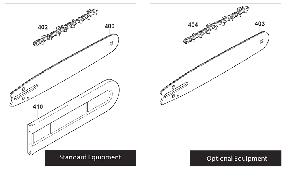 Fig-1 Diagram and Parts List for XCU08Z  Makita Chainsaw