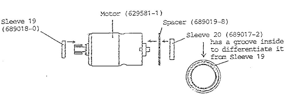Motor Diagram and Parts List for 6093WD  Makita Cordless Drill