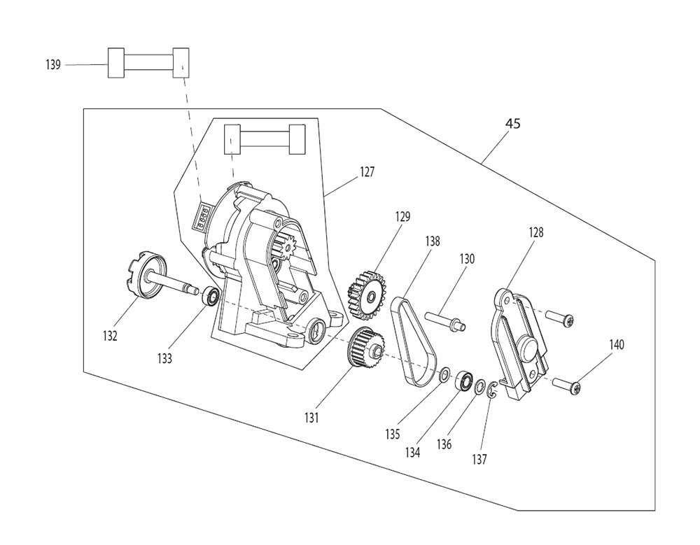 Page 5 Diagram and Parts List for DRC200Z  Makita Upright Vacuum