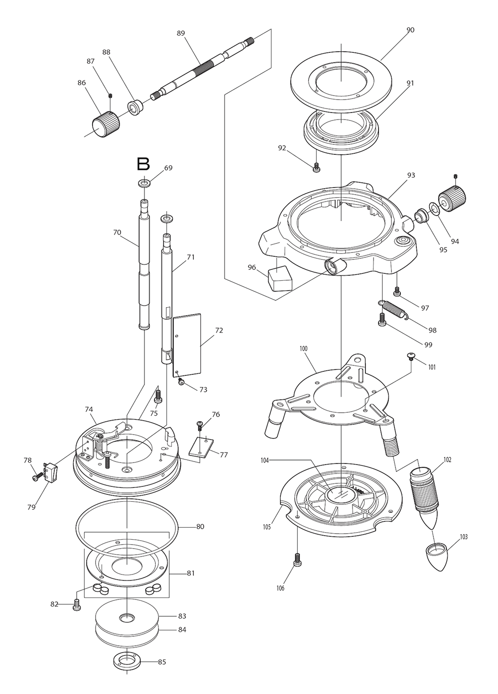 Page 2 Diagram and Parts List for SK209GDZ  Makita Worklight & Flashlight