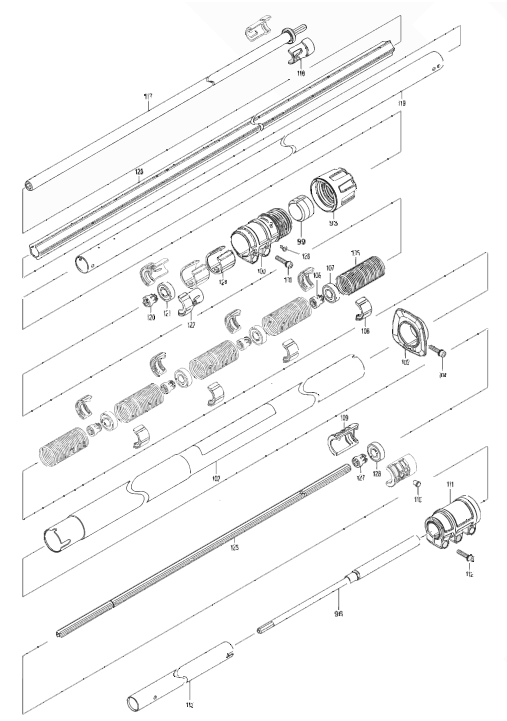 Diagram 3 Diagram and Parts List for XAU02  Makita Pole Saw