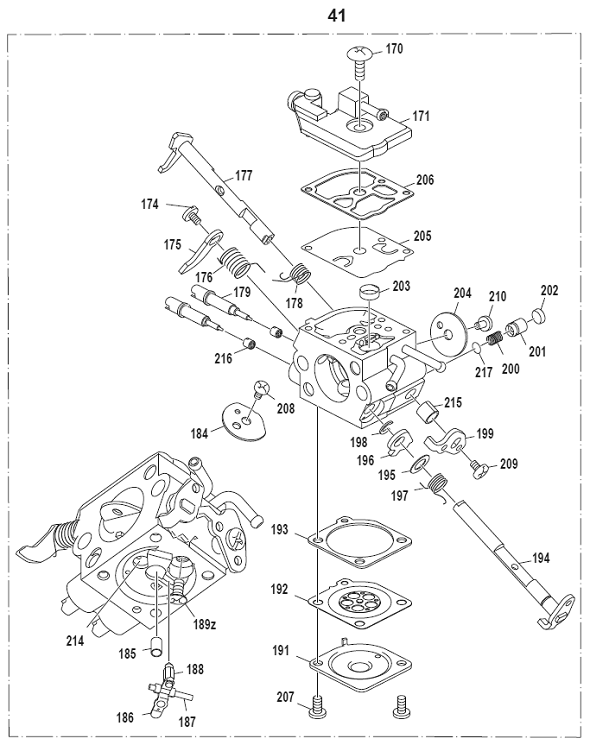 Diagram 6 Diagram and Parts List for EA3500SRDB  Makita Chainsaw