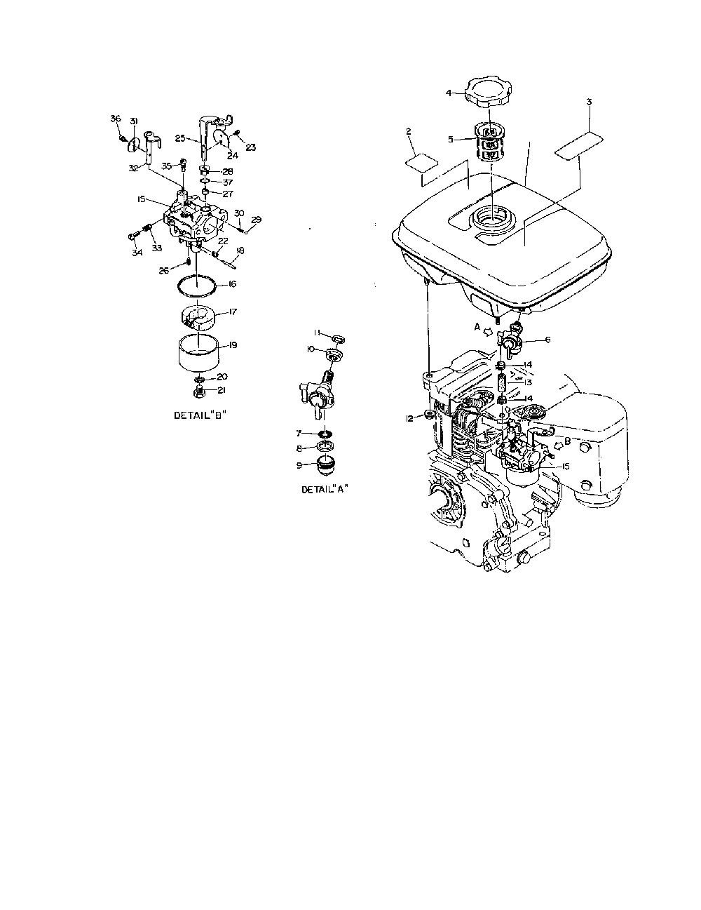 Fuel lubricant Diagram and Parts List for EW200R  Makita Water Pump