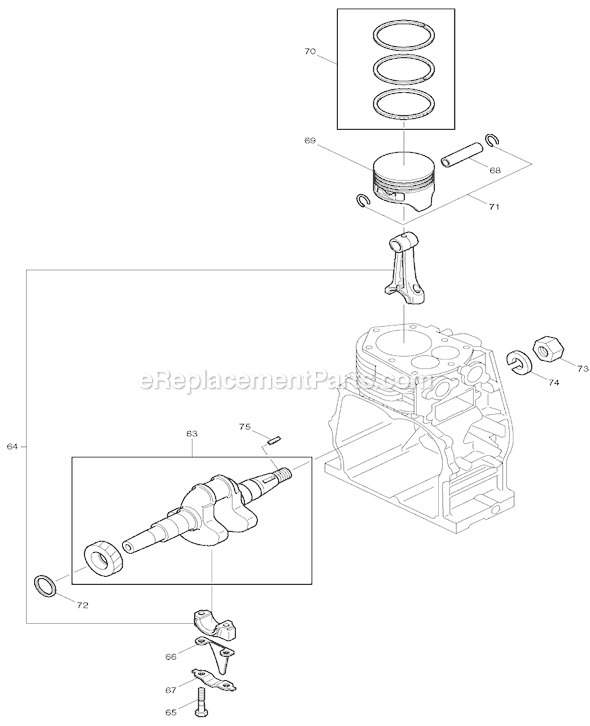 Page C Diagram and Parts List for EW200TR  Makita Water Pump