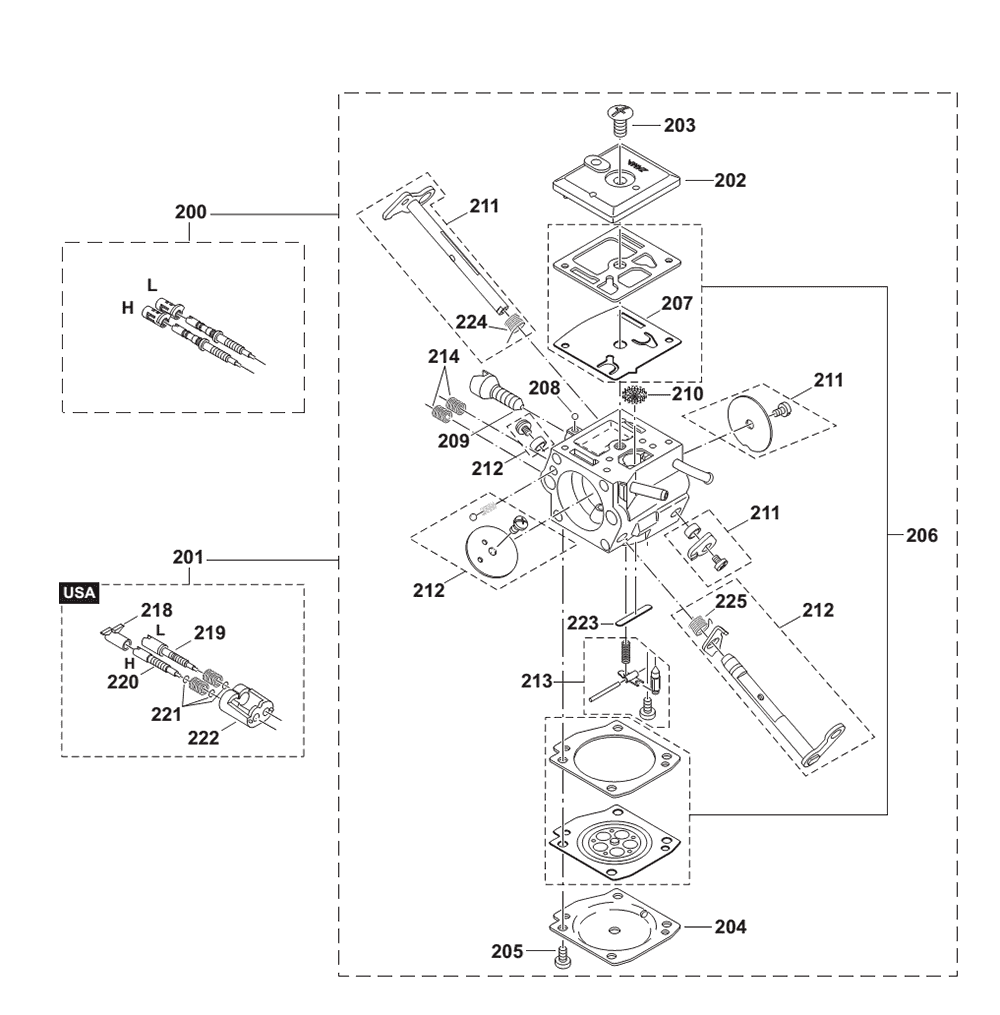 Page 6 Diagram and Parts List for DCS7900  Makita Saw