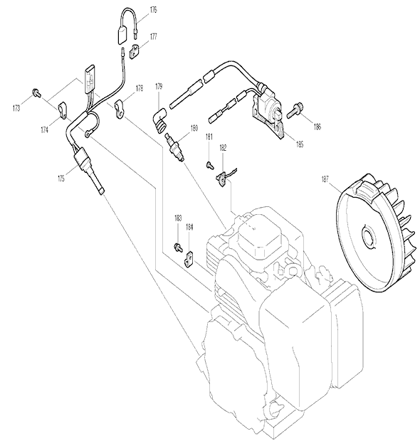 Page G Diagram and Parts List for EW310R  Makita Water Pump