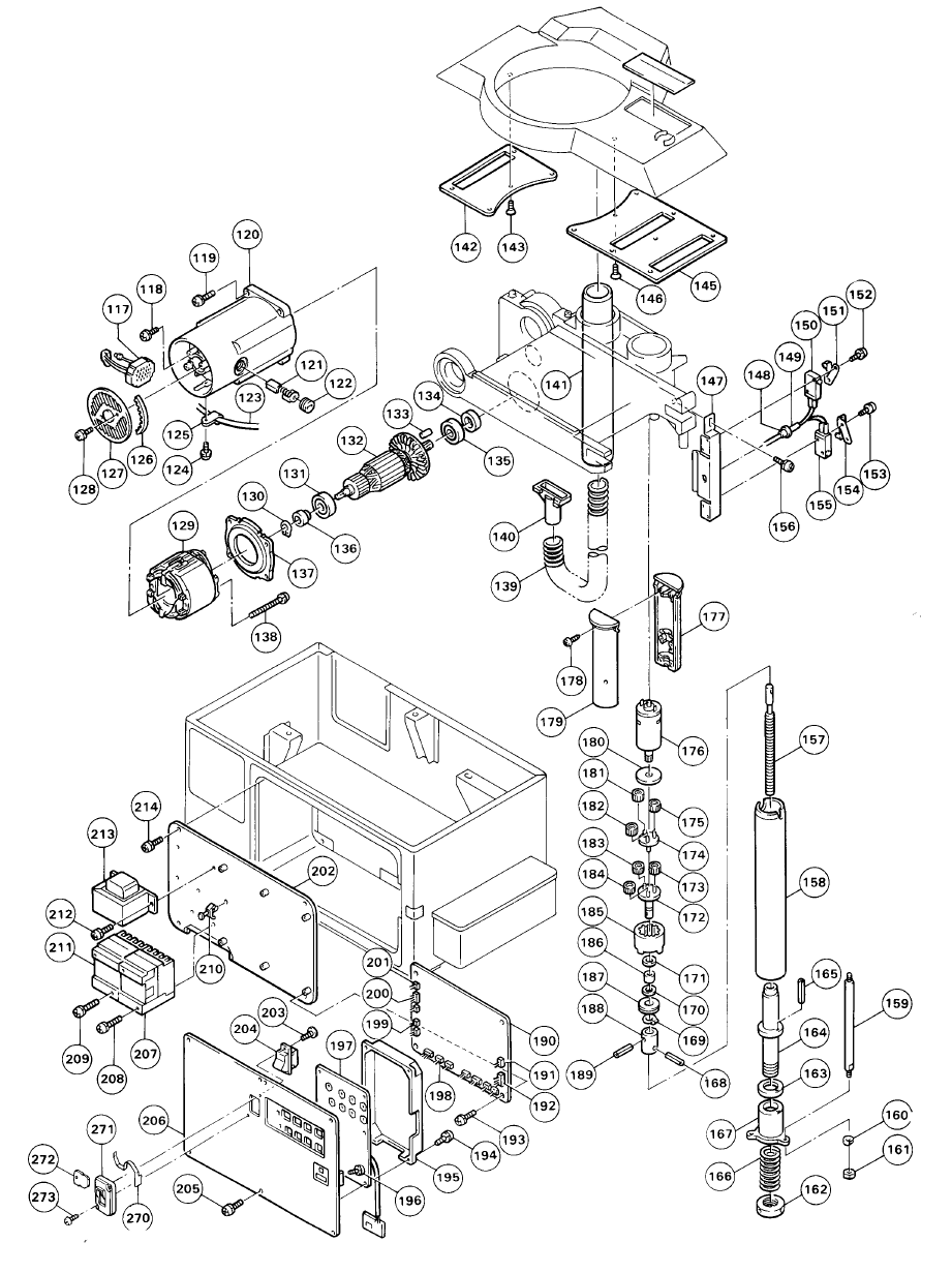 Page 1 Diagram and Parts List for LP1812C  Makita Planer Jointer