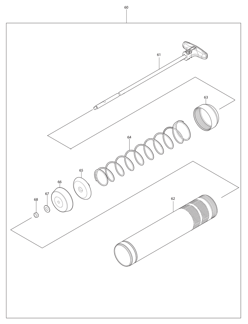 Fig-1 Diagram and Parts List for XPG01Z  Makita Miscellaneous