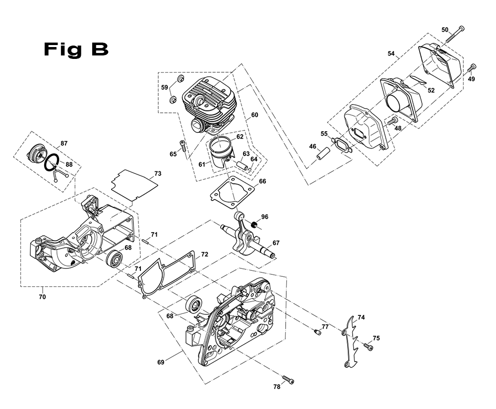 Page 2 Diagram and Parts List for EA4300FRDB  Makita Saw
