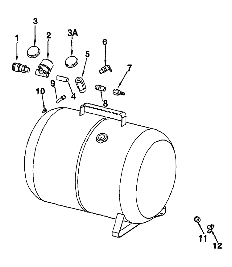 Page 1 Diagram and Parts List for MAC010  Makita Compressor
