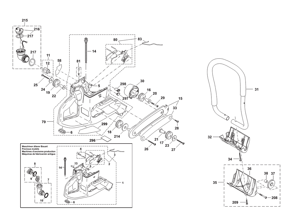 Page 9 Diagram and Parts List for DPC7341  Makita Saw