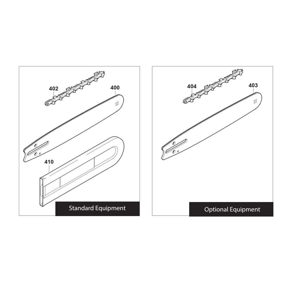 Fig-1 Diagram and Parts List for XCU08PT  Makita Chainsaw