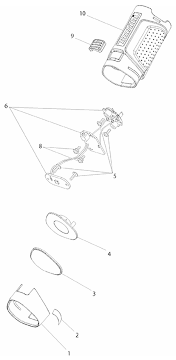 Diagram Diagram and Parts List for LM01W  Makita Worklight & Flashlight