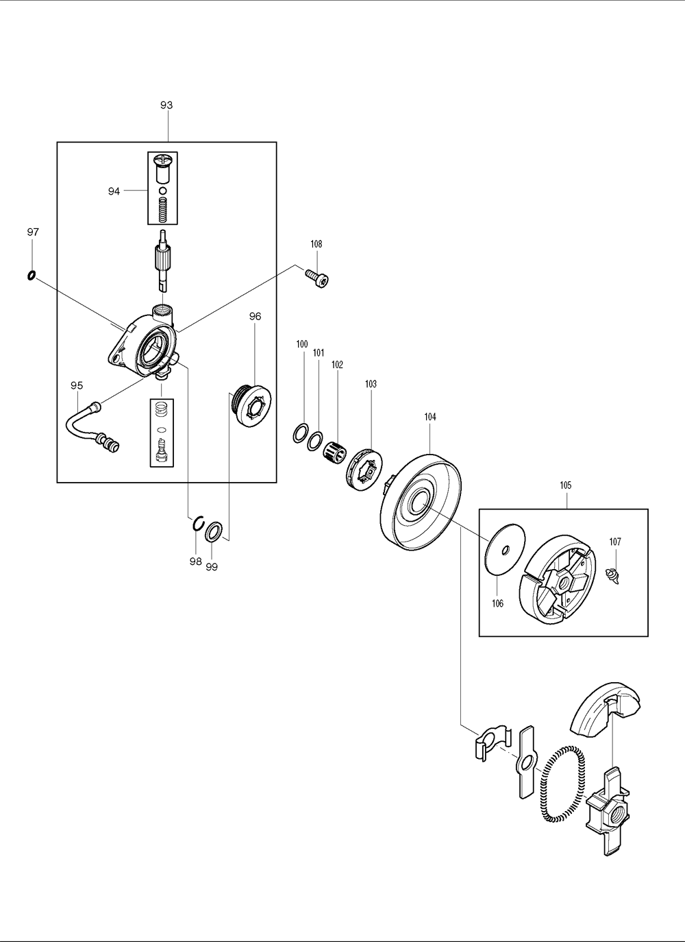 Page 3 Diagram and Parts List for DCS6000I  Makita Saw