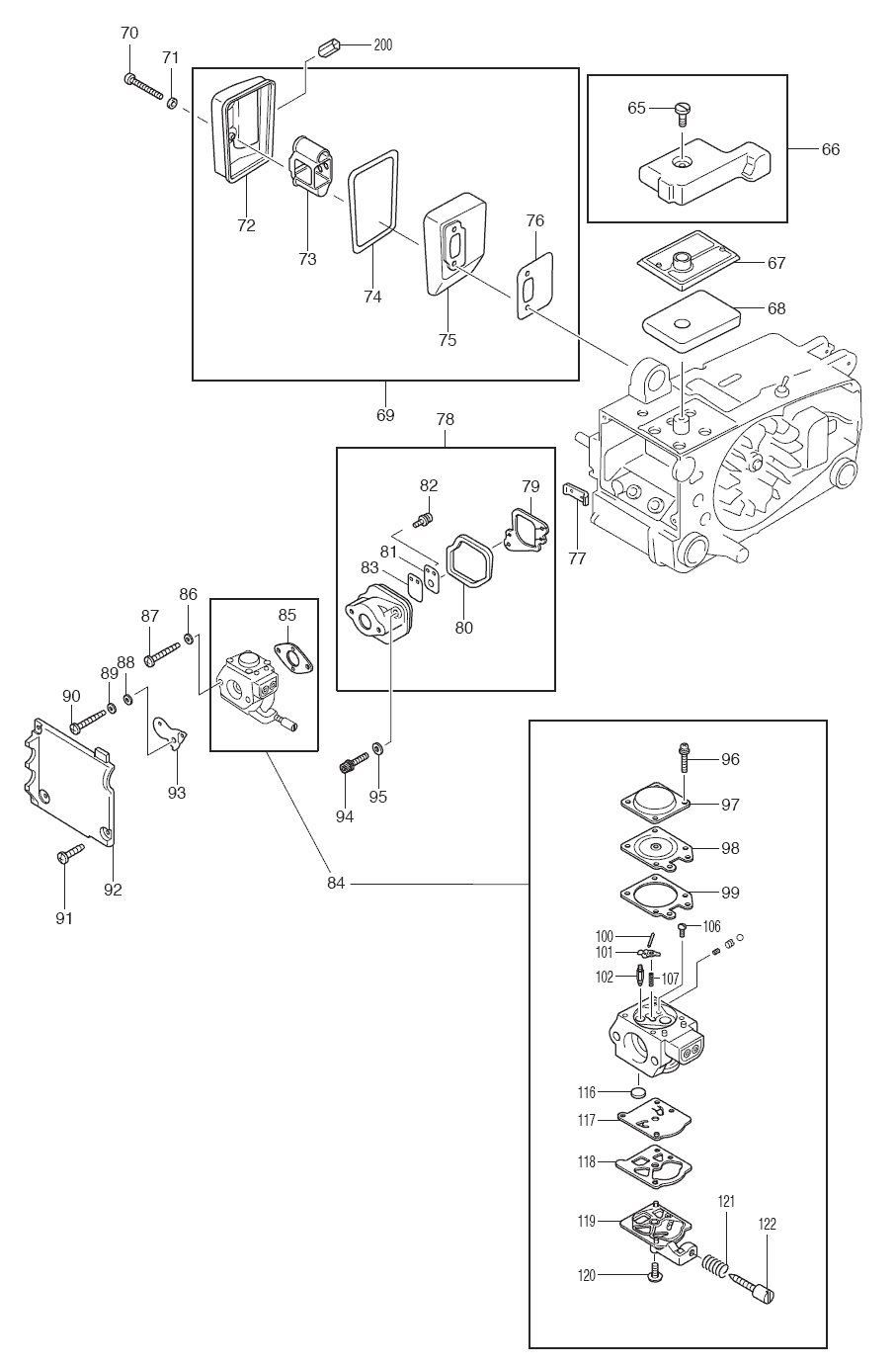 Page 1 Diagram and Parts List for PS-3300-TH  Makita Saw