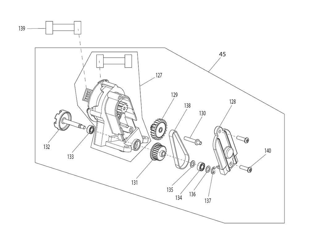 Page 5 Diagram and Parts List for DRC200PT  Makita Upright Vacuum