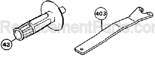 Page B Diagram and Parts List for 9527NB  Makita Angle Grinder