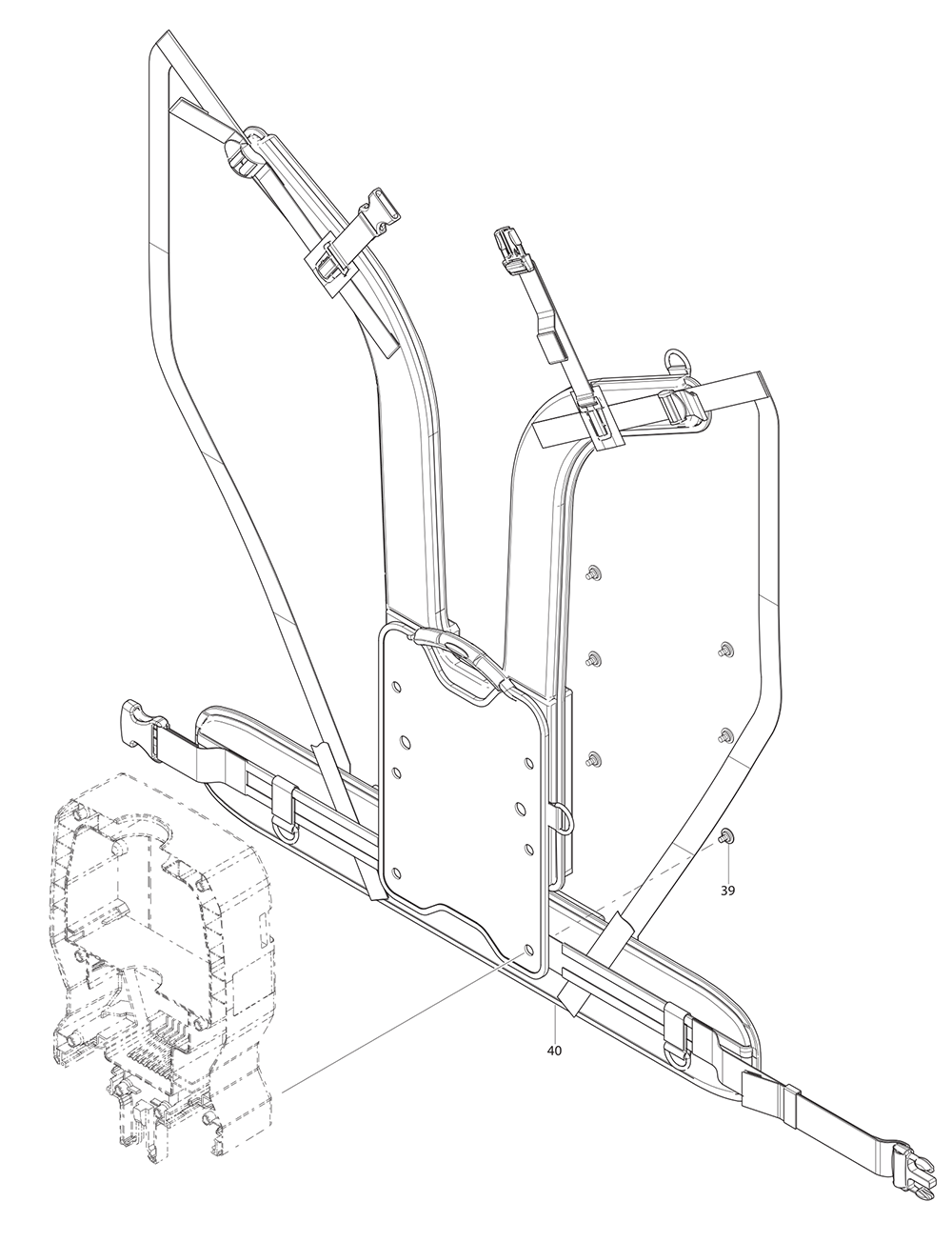 Fig-1 Diagram and Parts List for XCV09PT  Makita Dust Collector