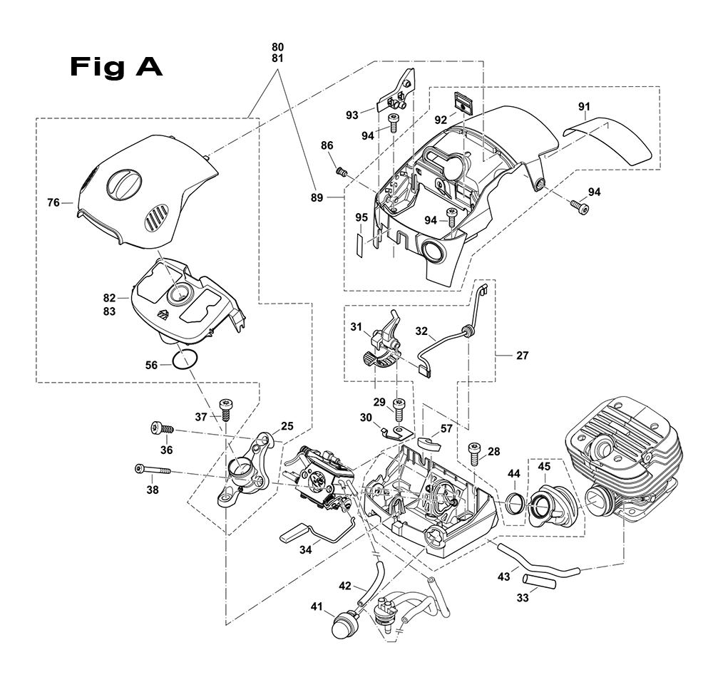 Page 1 Diagram and Parts List for EA4300FRDB  Makita Saw