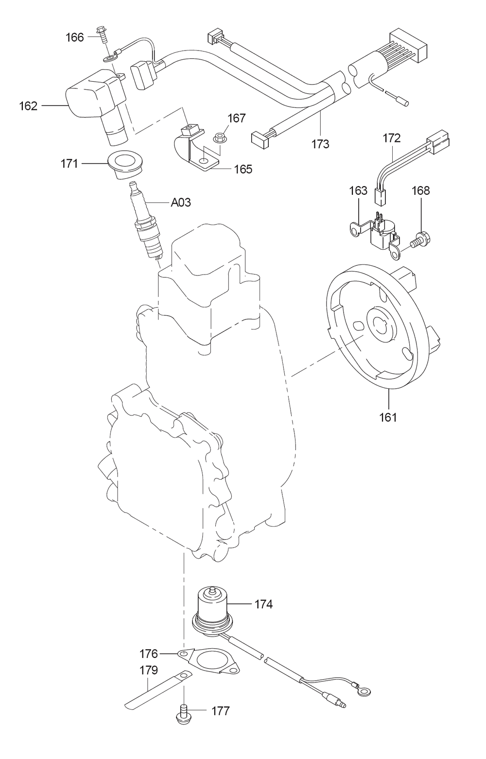 Page 8 Diagram and Parts List for G1700I Type 2 Makita Generator