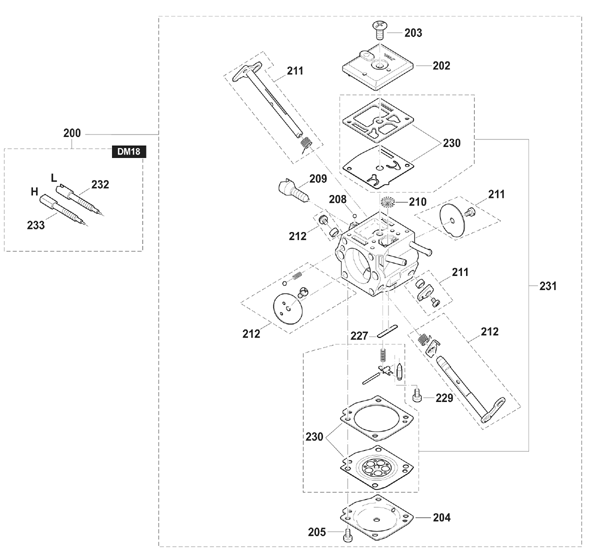 Diagram 7 Diagram and Parts List for EA7900PRZ1  Makita Chainsaw
