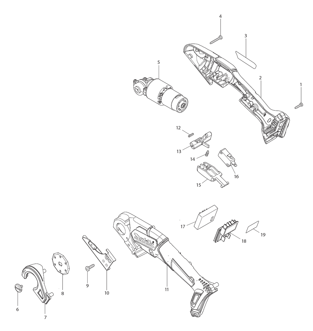 Page 1 Diagram and Parts List for PC01R3  Makita Chop Saw