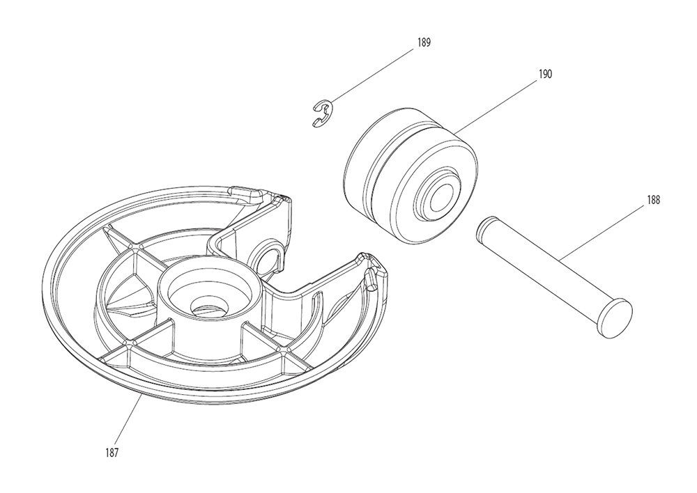 Page 8 Diagram and Parts List for DRC200Z  Makita Upright Vacuum