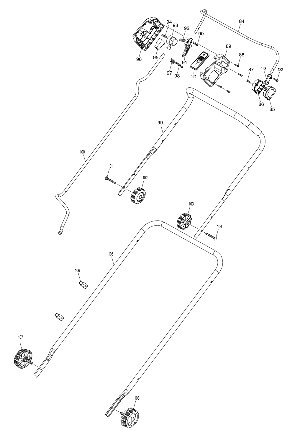 Page 2 Diagram and Parts List for XML02Z  Makita Lawn Mower