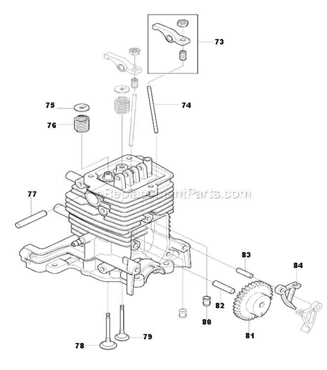 Page D Diagram and Parts List for BHX2500CA  Makita Leaf Blower / Vacuum