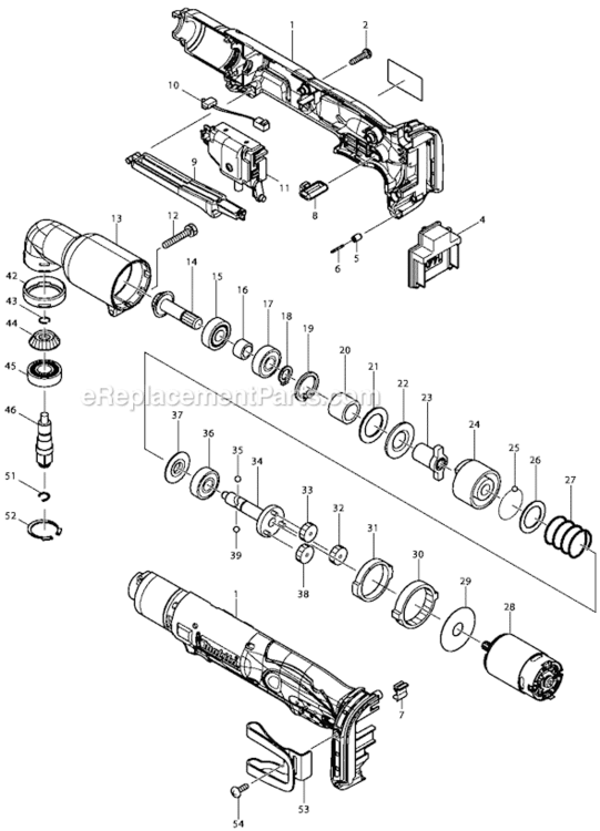 Page A Diagram and Parts List for BTL063  Makita Impact Driver