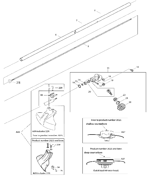 Diagram 2 Diagram and Parts List for MS-2564  Makita Trimmer