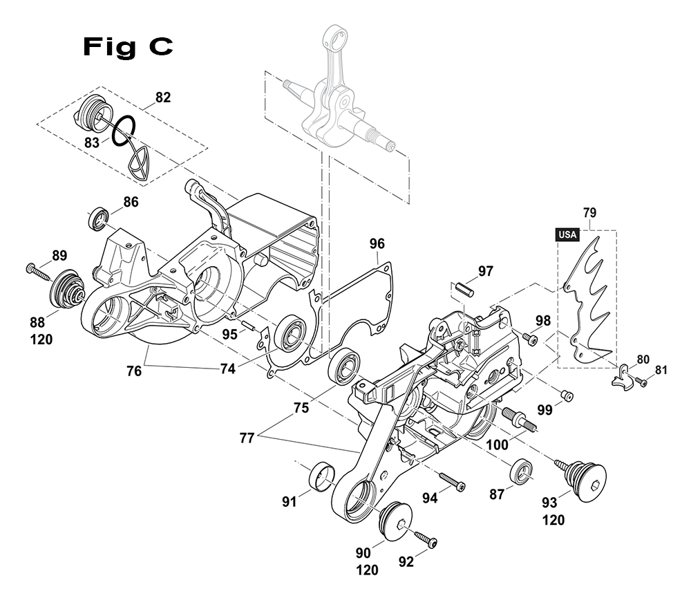 Page 3 Diagram and Parts List for DCS6421RFG  Makita Saw