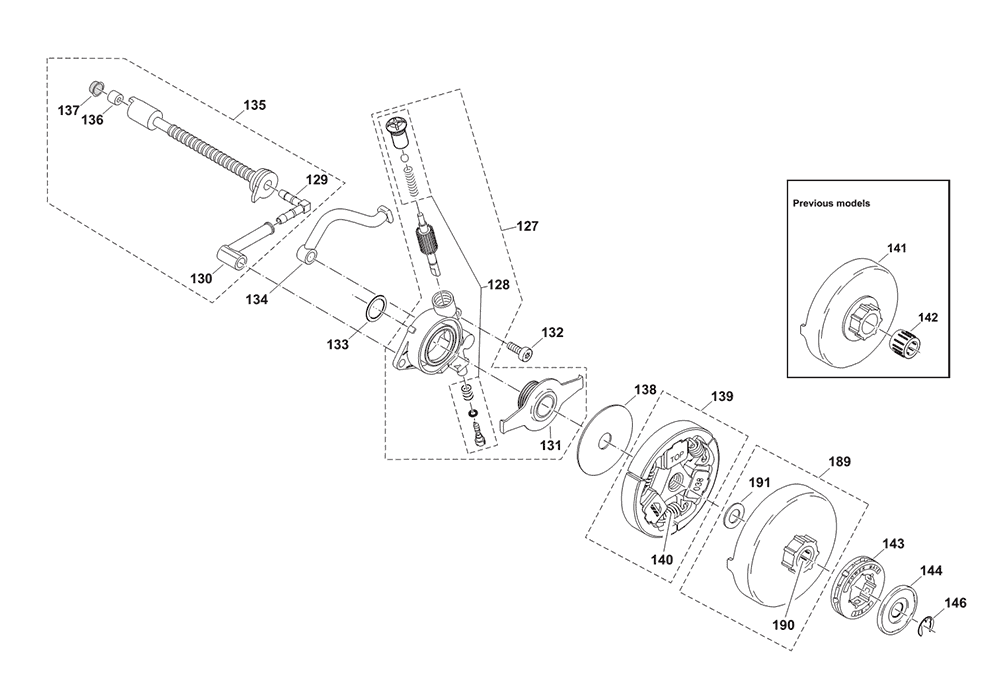 Page 4 Diagram and Parts List for DCS6400H  Makita Saw