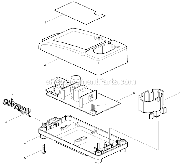 Page A Diagram and Parts List for DC1414  Makita Charger