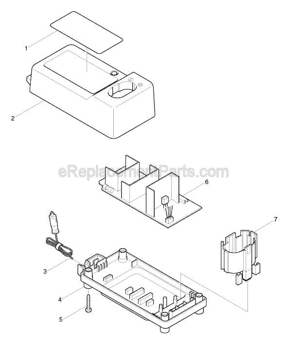 Page A Diagram and Parts List for DC1422  Makita Charger