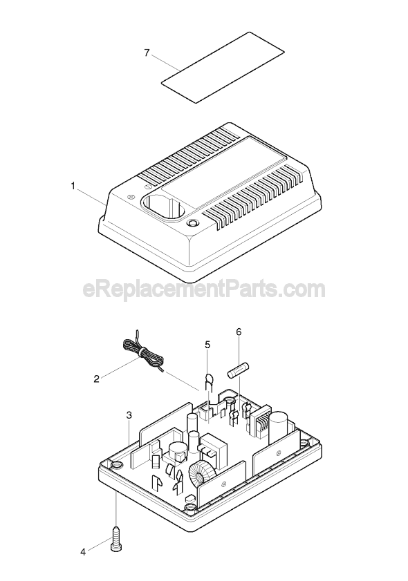 Page A Diagram and Parts List for DC1439  Makita Charger